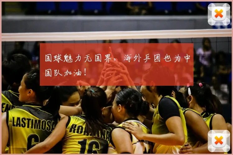 国球魅力无国界，海外乒团也为中国队加油！